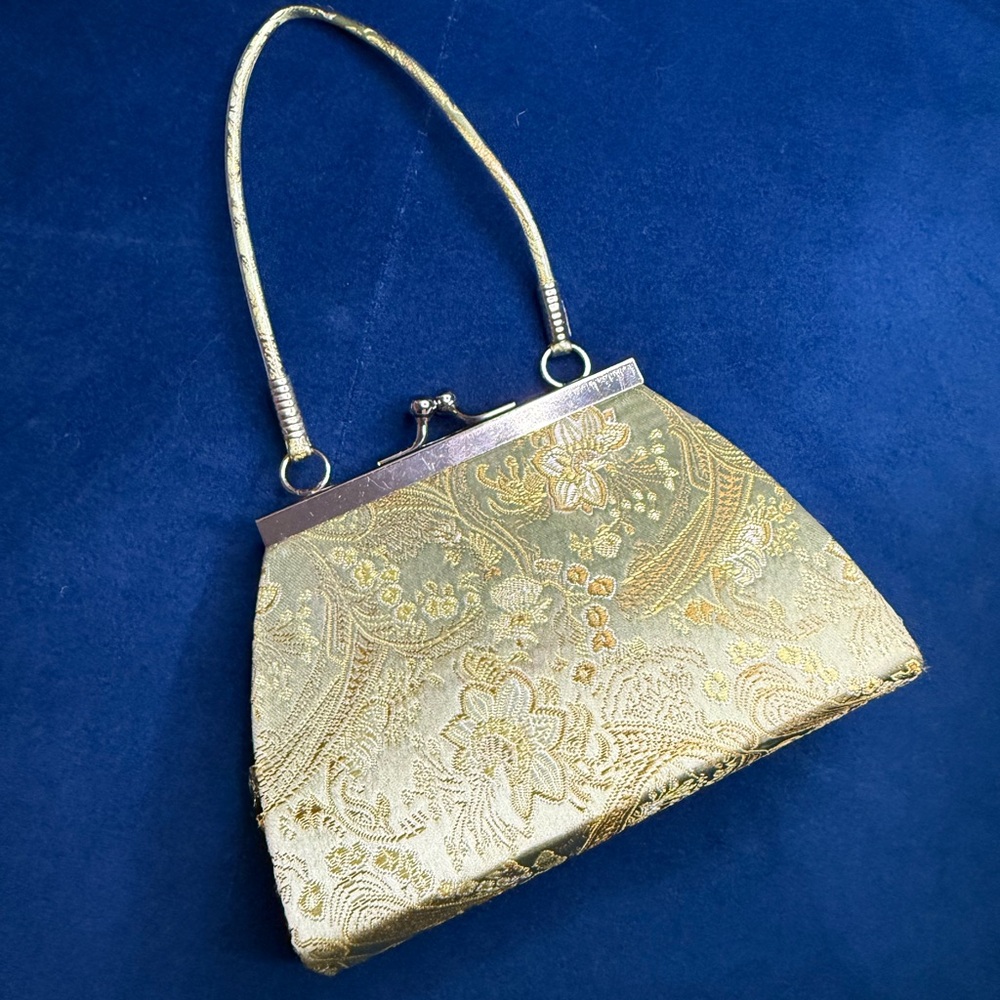 Vintage Japanese Kimono Brocade Clutch Handbag